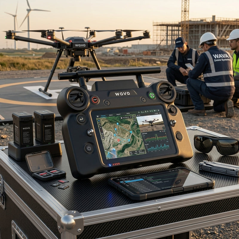 WAVA SC6 6" Smart Ground Drone Controller: A Compact Ground Control Solution for Professional UAV Operations