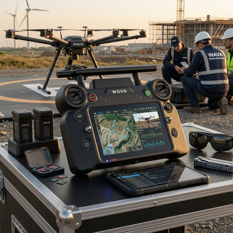 WAVA SC6 6" Smart Ground Drone Controller: A Compact Ground Control Solution for Professional UAV Operations