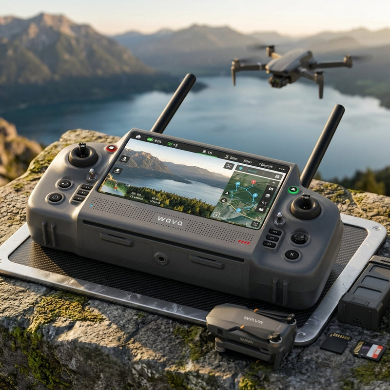 WAVA SC7H Smart Drone Controller: A 7-Inch Professional Ground Control Platform for Industrial UAV Operations