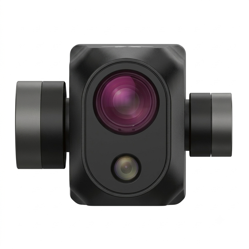 WAVA D64TR Drone Gimbal, AI RGB + Thermal Gimbal Camera 