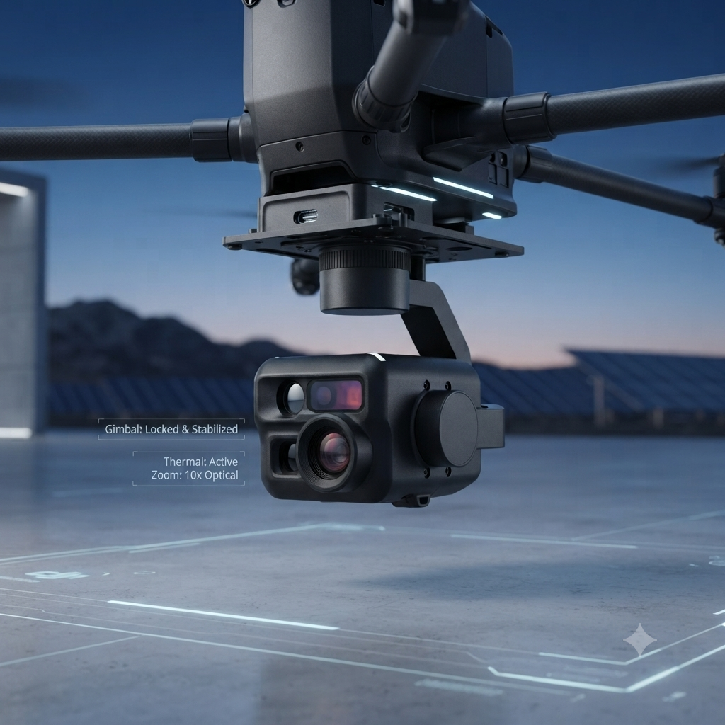 WAVA CML1 Drone Gimbal, AI RGB + Thermal Camera 